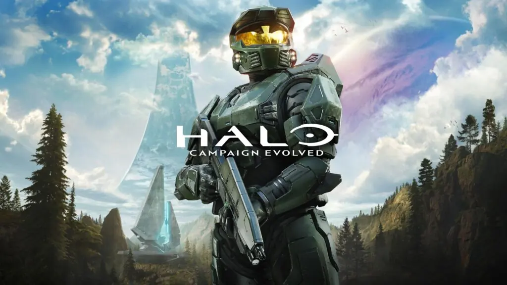 Arte oficial de Halo Campaign Evolved con Master Chief