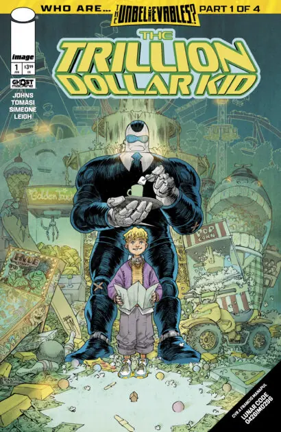 Portada oficial de The Trillion Dollar Kid numero 1