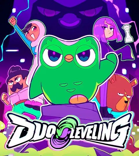 Póster oficial de Duo Leveling en WEBTOON