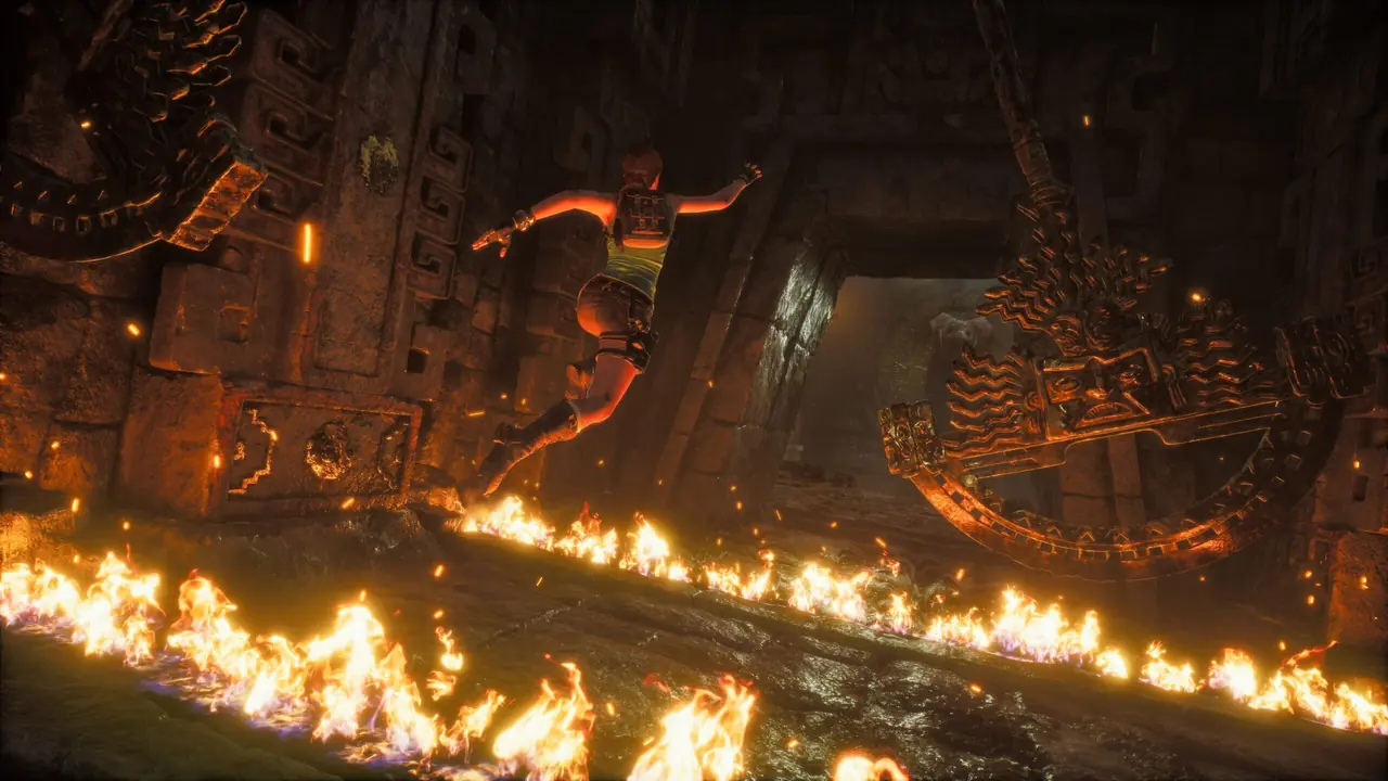 Lara Croft en Lost Valley en Tomb Raider Legacy of Atlantis