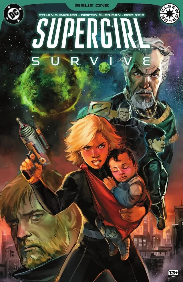 Portada oficial de Supergirl Survive número 1